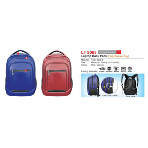 [Laptop Back Pack] Laptop Back Pack (Fully Padded Bag) - LT9063